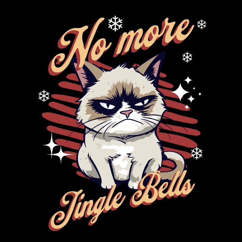 Angry Cat Xmas Sarcastic Funny Cat Meme