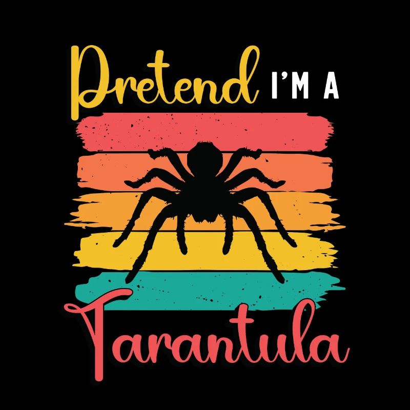 Les tarentules prétendent que je suis une tarentule arachnide rétro