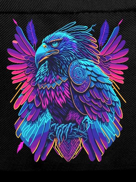 Neon Adler Synthwave Adler