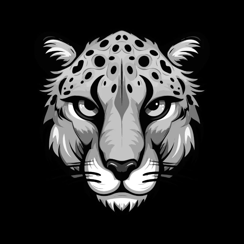 Cheetah Head Portrait Animal
