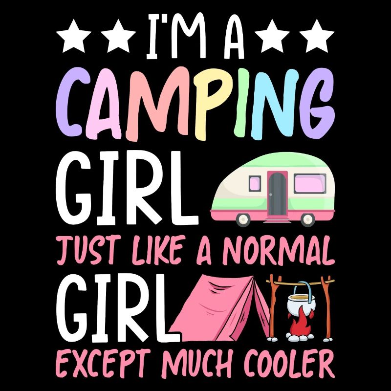 Female Camper Motorhome Camping