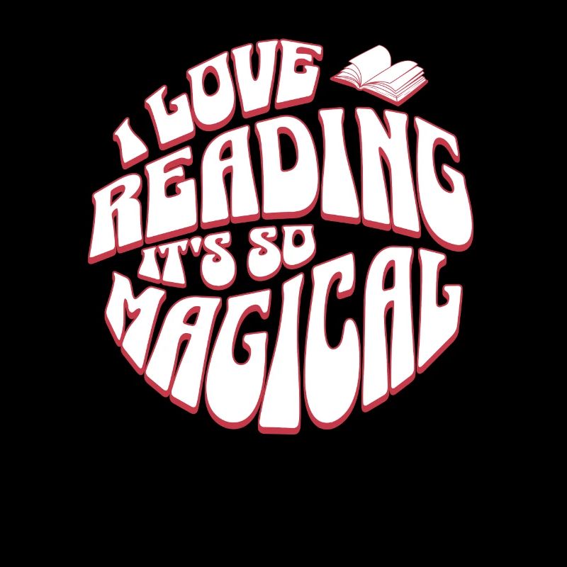 Reading is Magical - Bücher Retro Englisch Lehrer