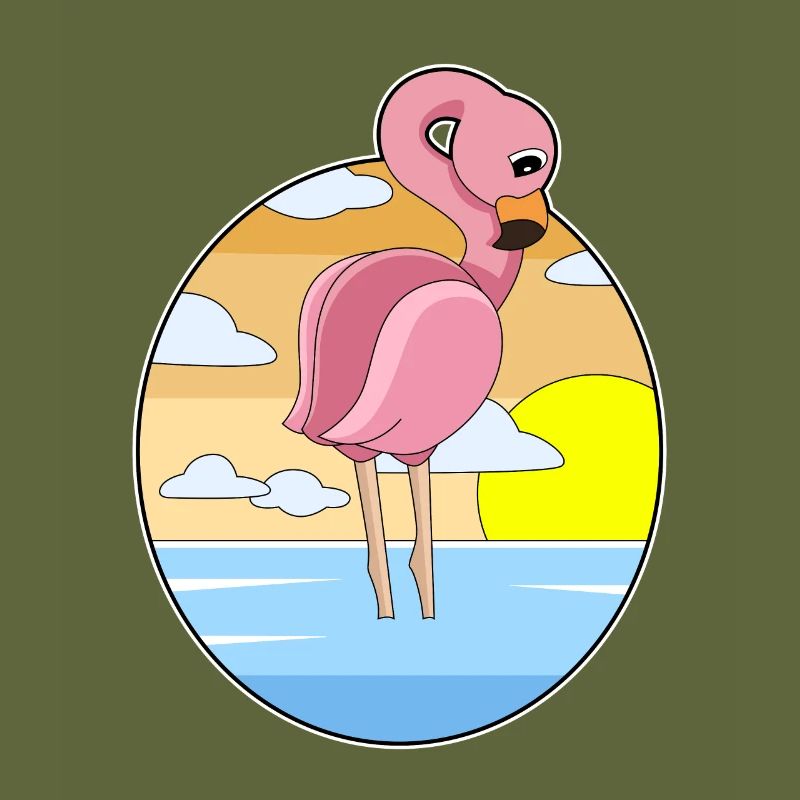 Flamingo Sunset
