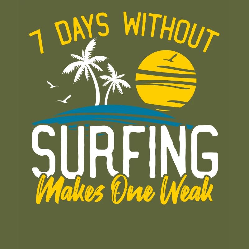 Surfer 7 Days Without Surfing Makes One Weak