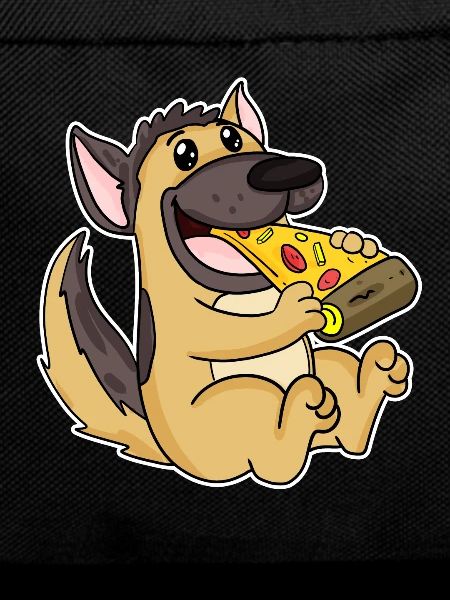 German Shepherd Dog Pizza