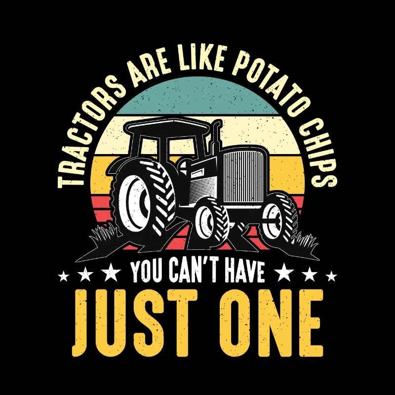 Les tracteurs de moissonneuse-batteuse sont comme la culture de croustilles