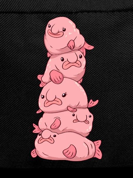 Kawaii Blobfish Blob Pile