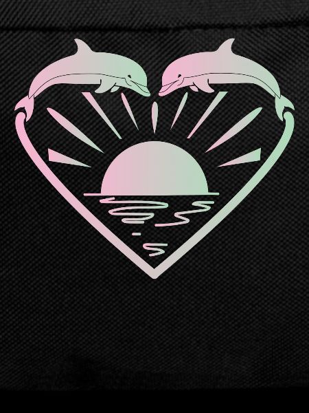 Dolphin Heart Sunset