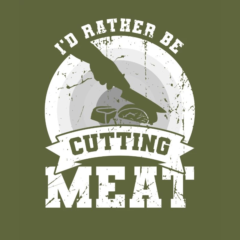Je préfère couper la viande