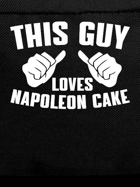 This guy loves Napoleon cake