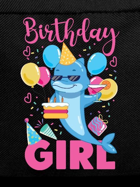 Dolphin Birthday Birthday Girl