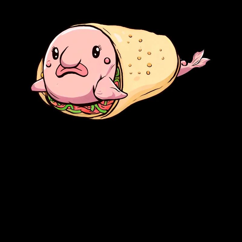 Fun Blob Fish Burrito