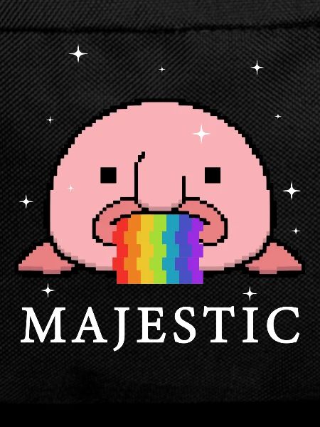 Blobfish arc-en-ciel Pixel