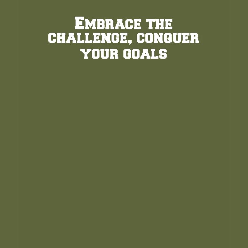 Fitness - Embrace the challenge, conquer your