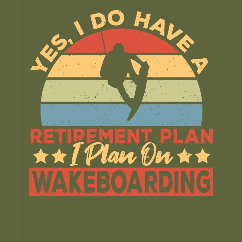 Plan de retraite Wakeboarder Wakeboard