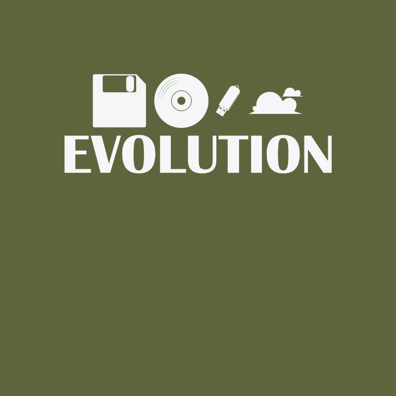 Evolution Diskette CD USB Stick Cloud