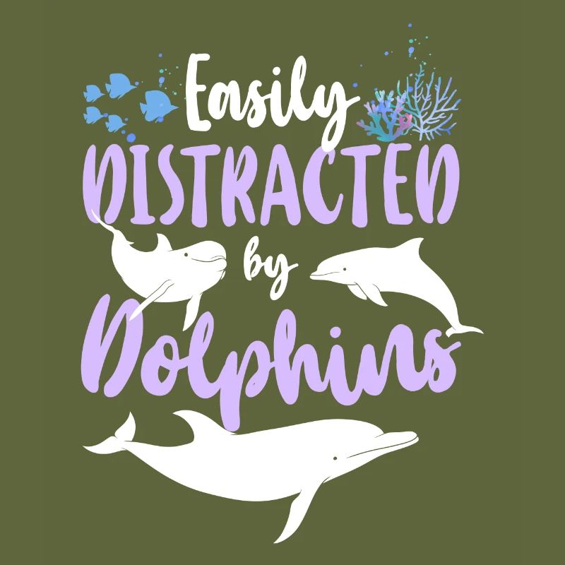 Dolphin Easily Distracted By