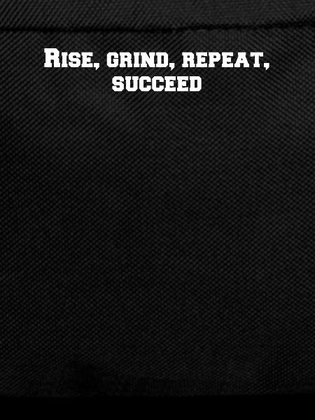 Fitness - Rise, grind, repeat, succeed