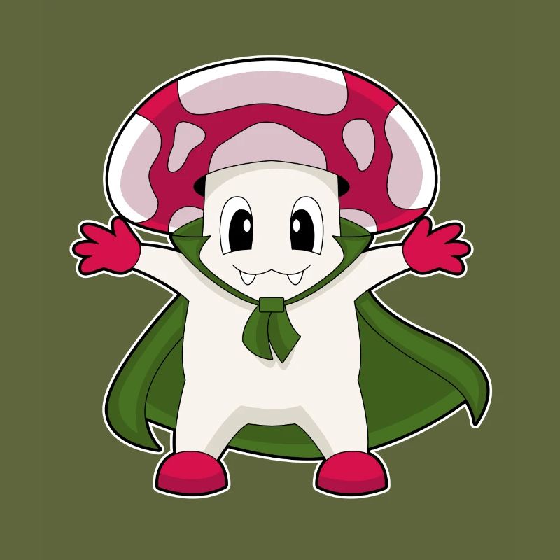Mushroom Halloween Cloak