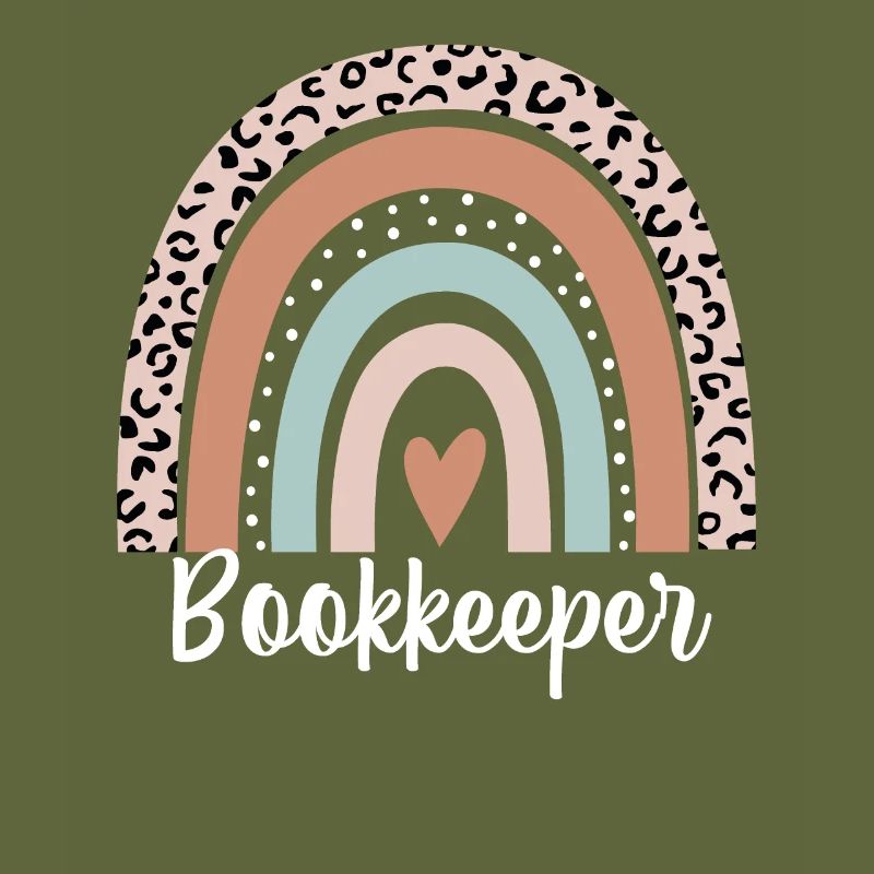 Comptable Arc-en-ciel Léopard Drôle Comptable