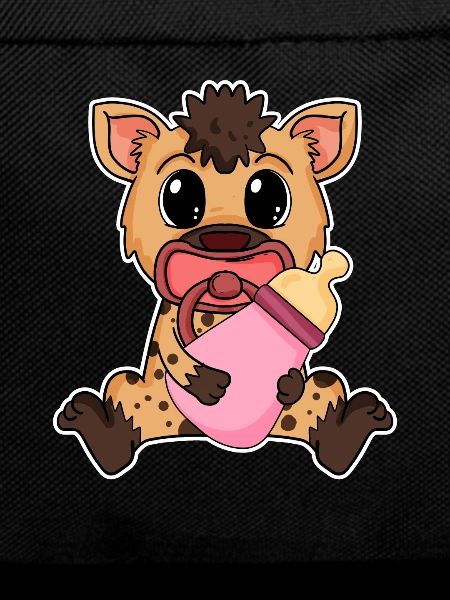 Baby Hyena Motif