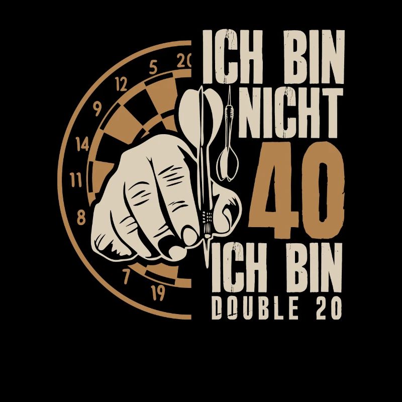 40th Birthday Dart Player Gift