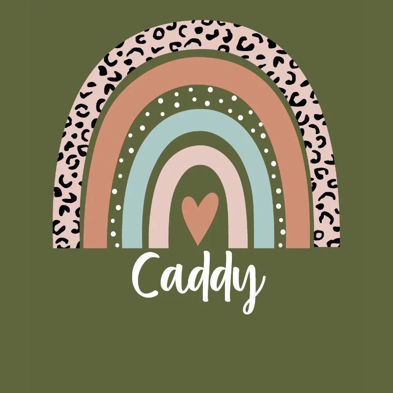 Caddy Regenbogen Leopard Lustiger Caddy Wertschätzung