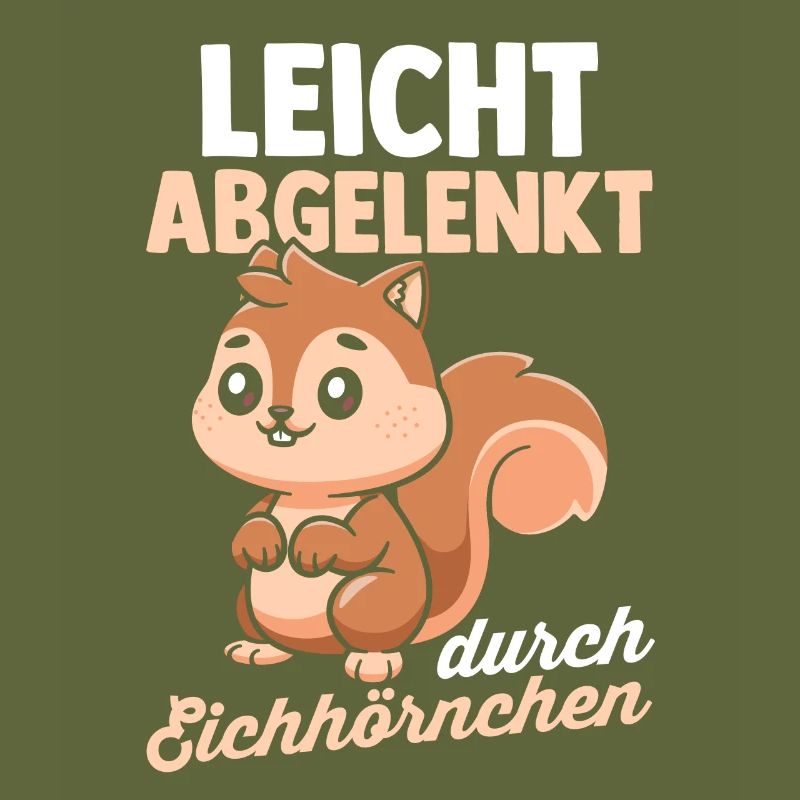 Leicht Abgelenkt Durch Eichhörnchen