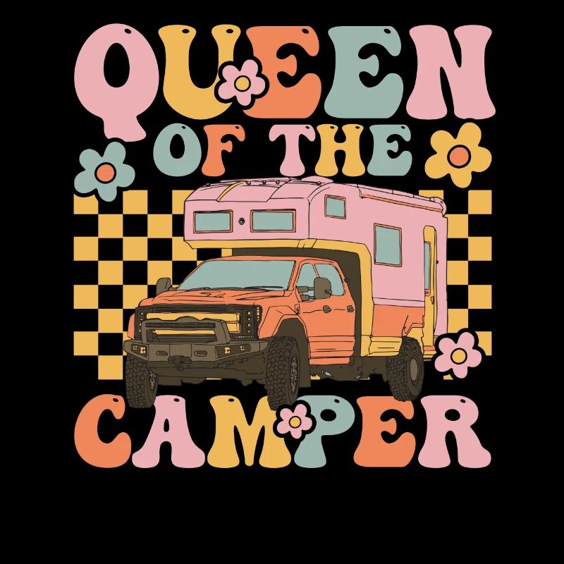 Groovy Camping Girl