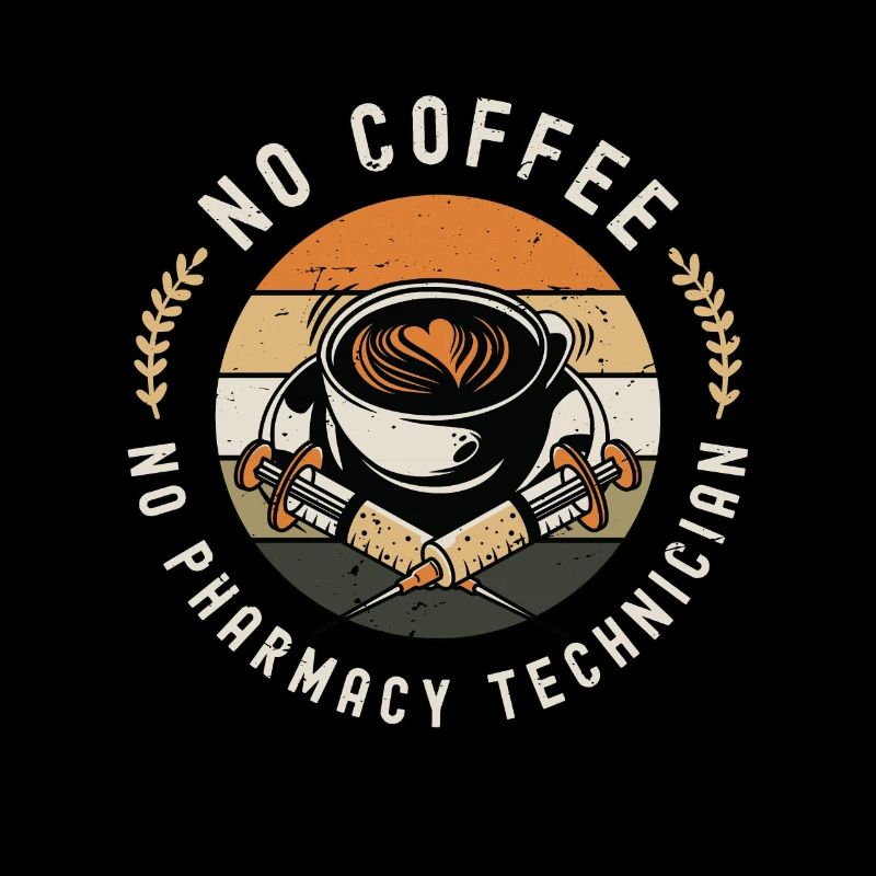 Pharmacy Technician No Coffee Medical Coffee Lover