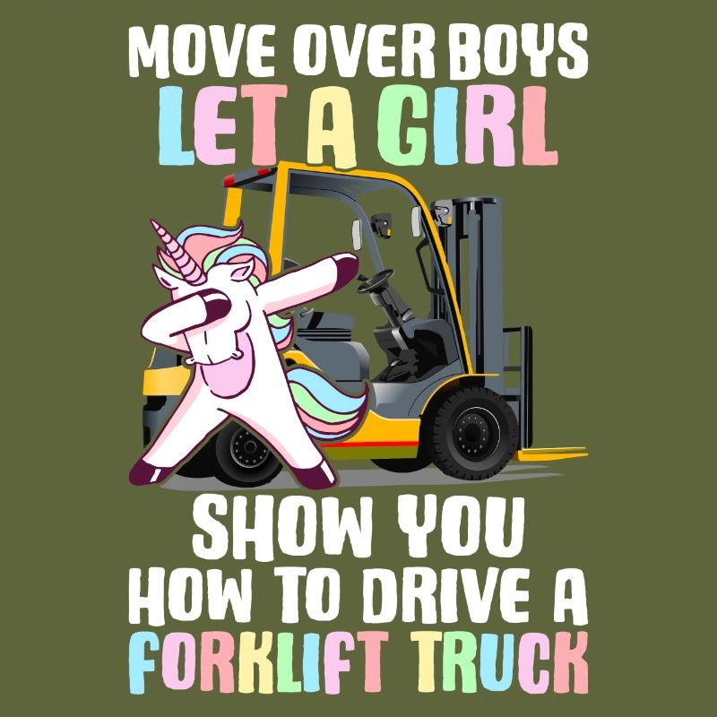 Gabelstaplerfahrer Mädchen