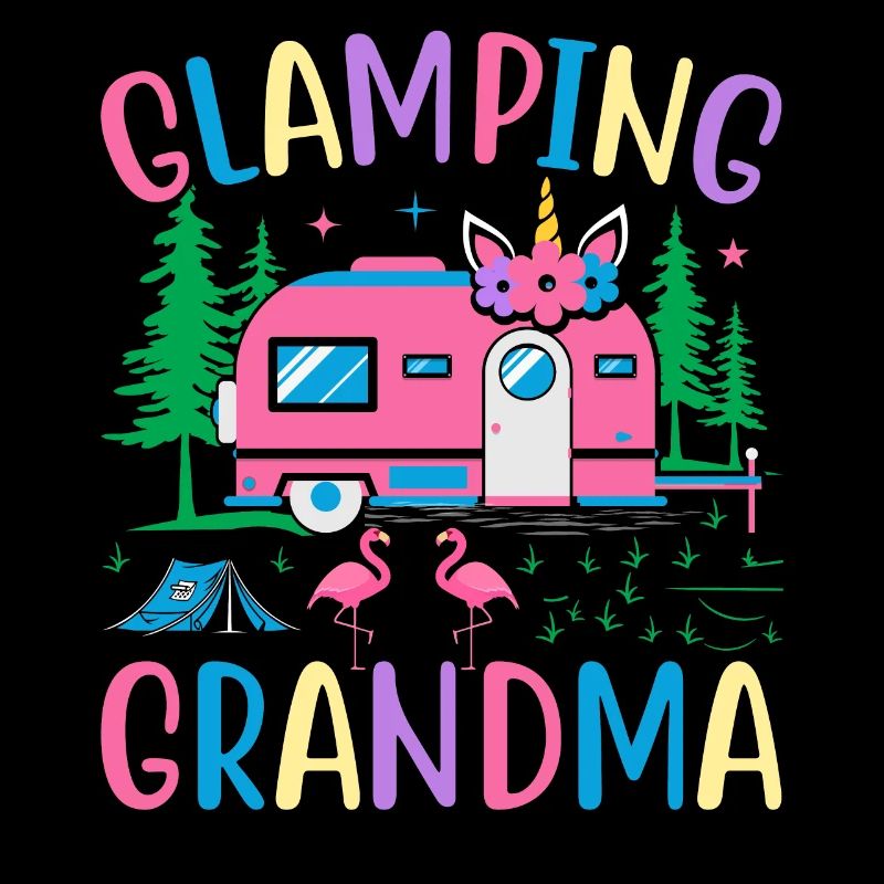 Female Glamper Motorhome Caravan
