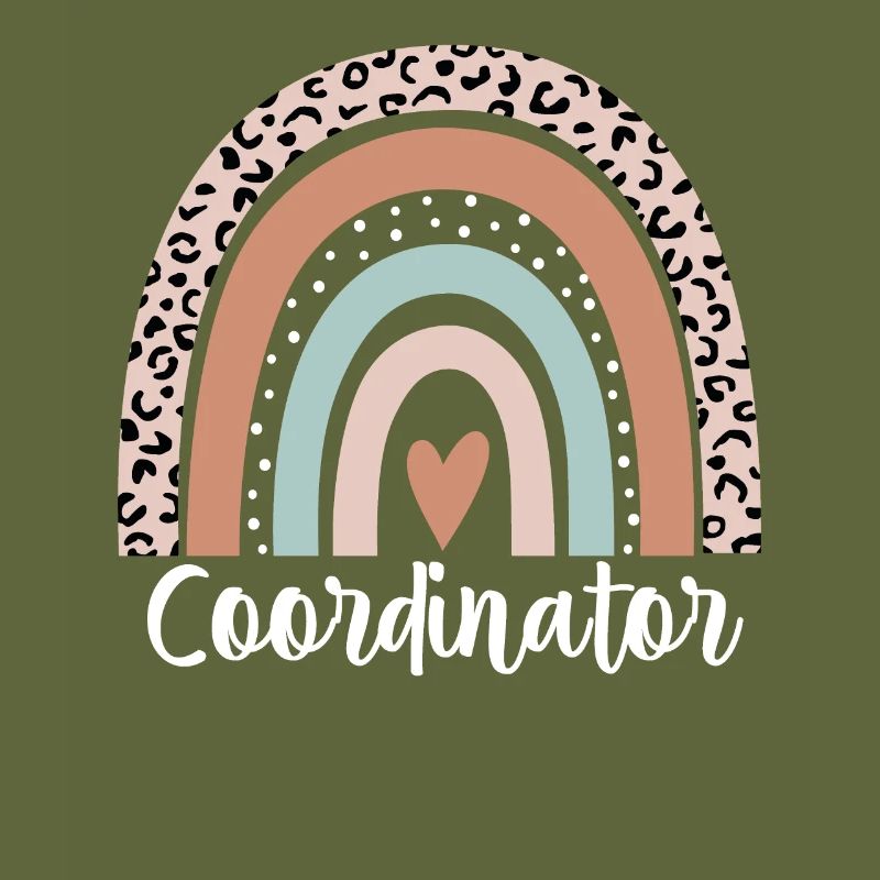 Coordinateur Rainbow Leopard Funny Coordinateur