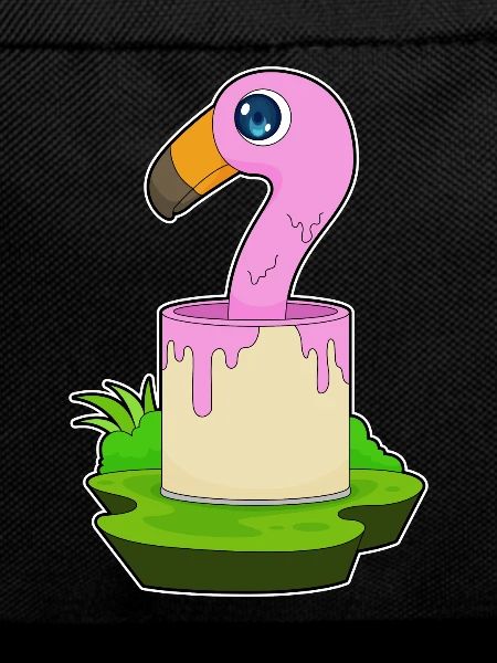 Flamingo Painter Paint Bucket Paint