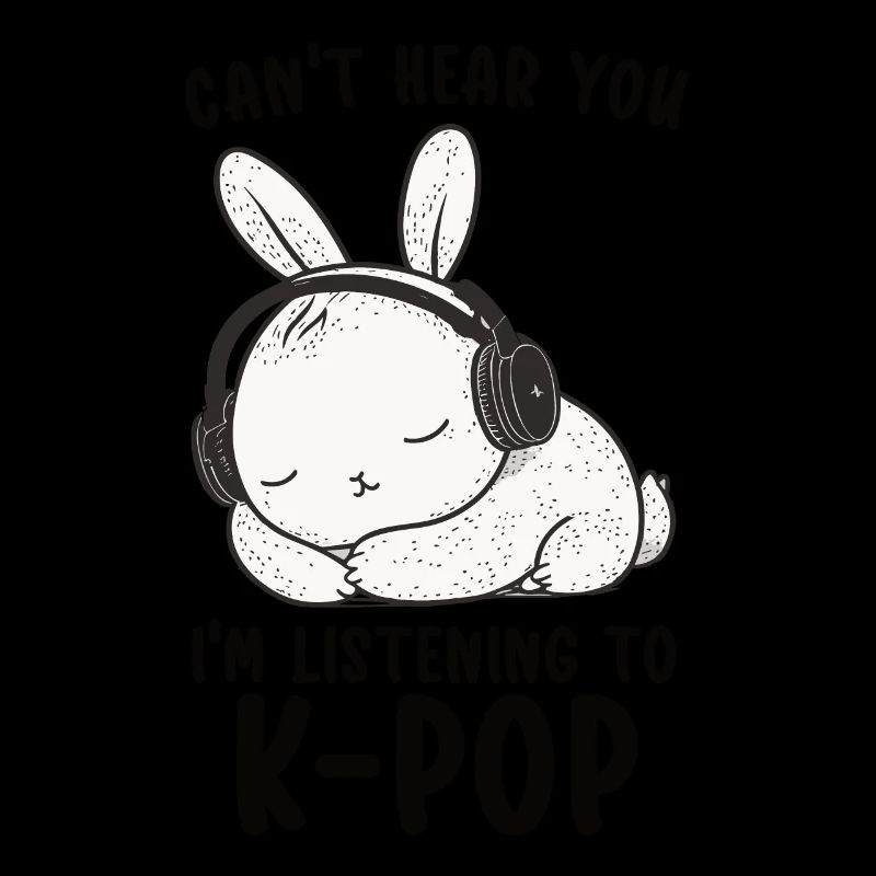 Je ne t’entends pas, j’écoute Kpop Rabbit K-pop