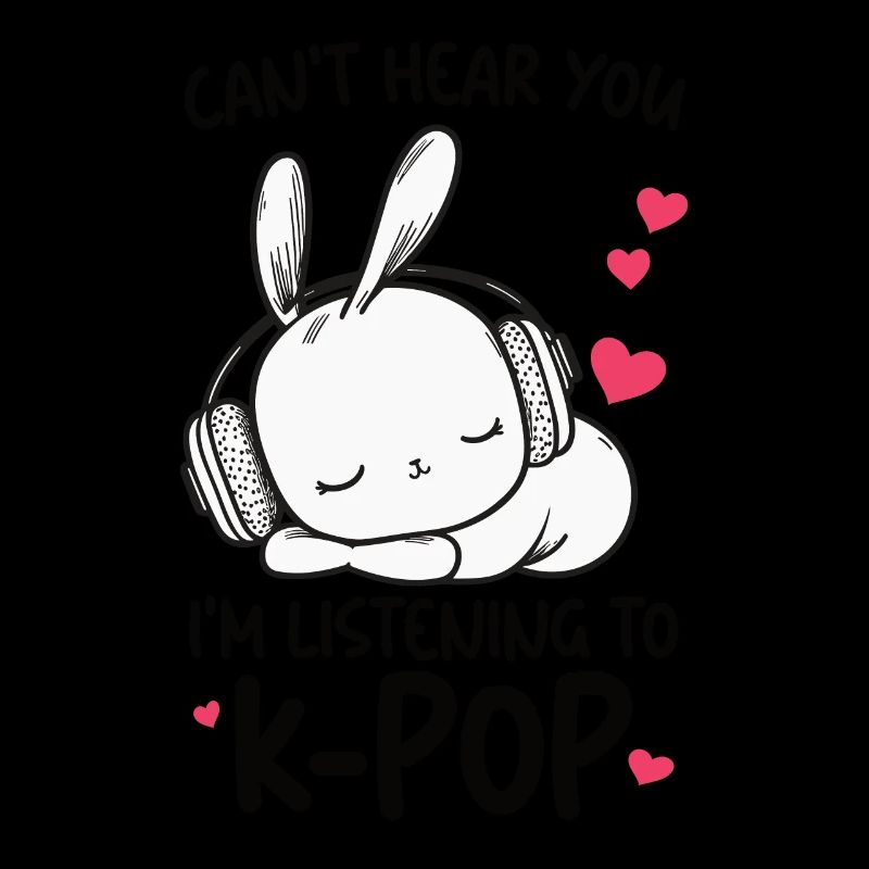 Je ne t’entends pas, j’écoute Kpop Rabbit K-pop