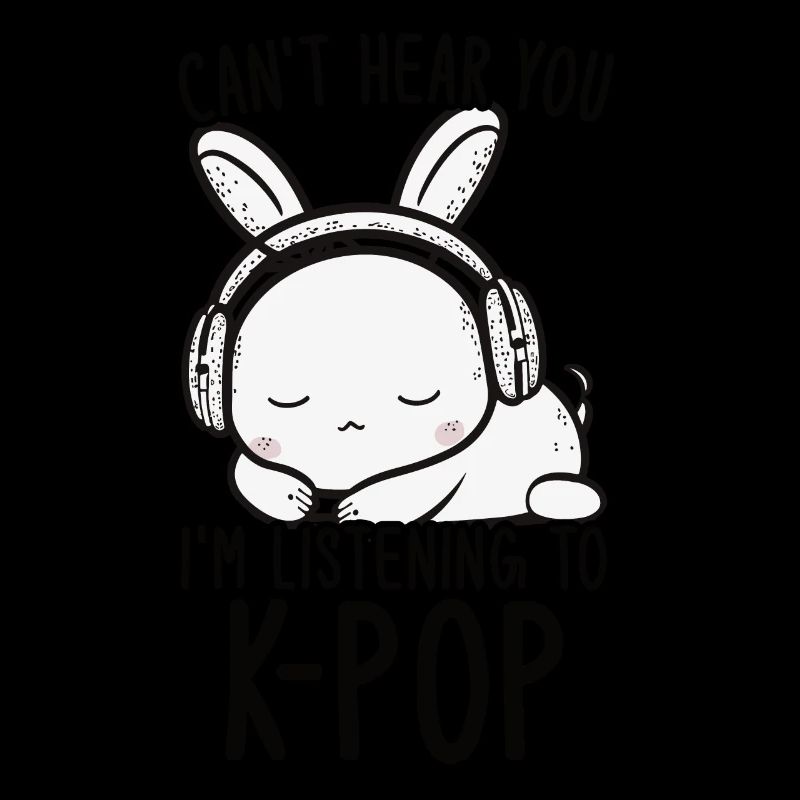 Je ne t’entends pas, j’écoute Kpop Rabbit K-pop