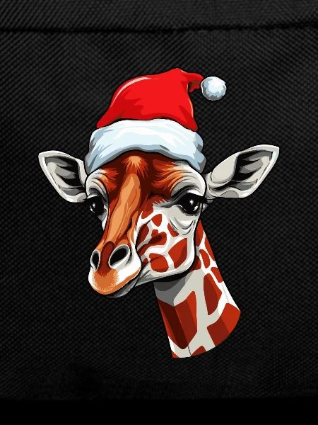 Giraffe Christmas Animal Head