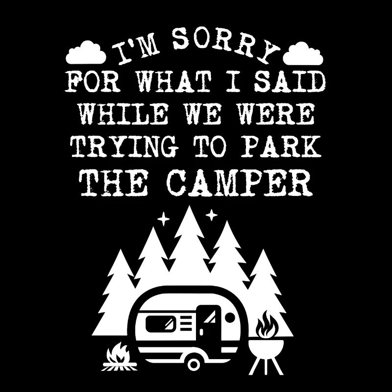 Camping Caravan Campfire Barbecue Campsite