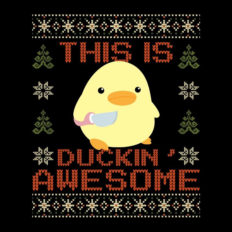 Ente mit Messer Meme - Ducking awesome Christmas