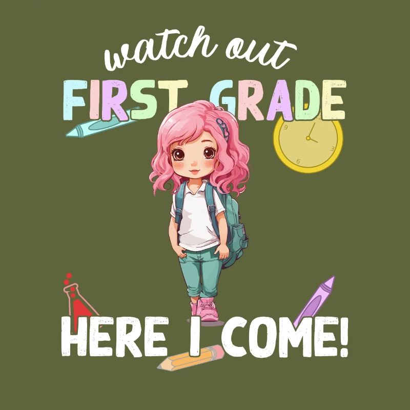 Lustiger Grundschule Mädchen Einschulungsspruch