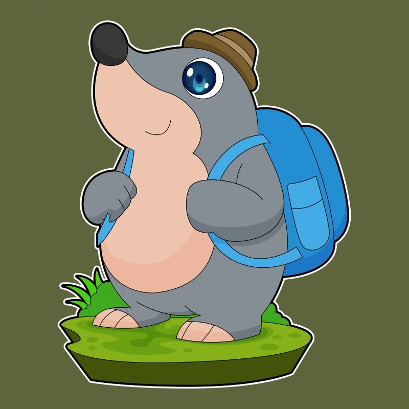 Maulwurf Wanderer Rucksack