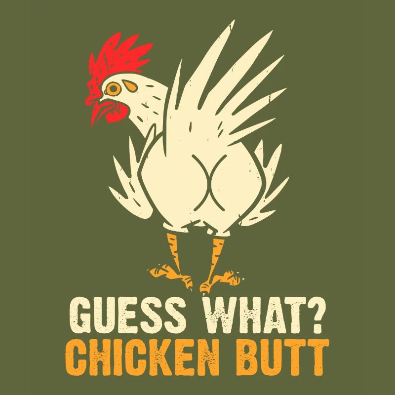 Drôle Devinez quoi ? Cul de poulet !