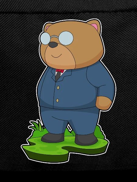 Bear Groom Suit Wedding