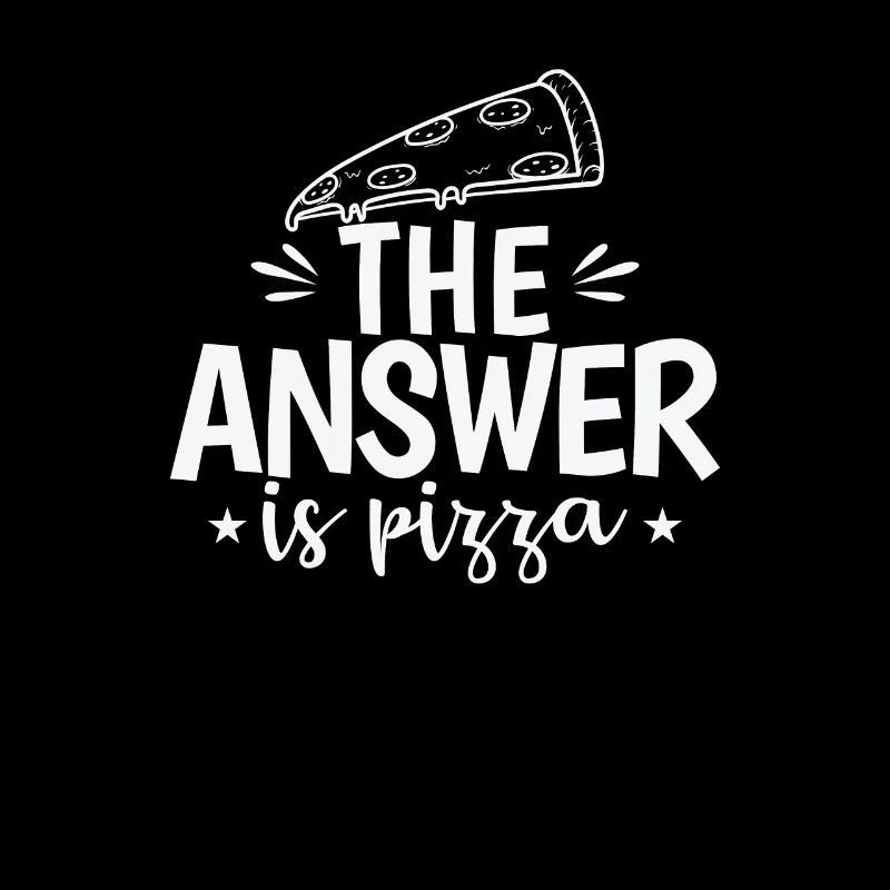 The Answer is Pizza Salami and Cheese