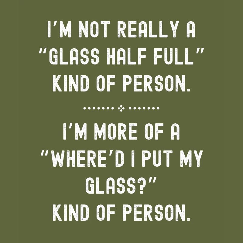 Glas halb voll oder leer