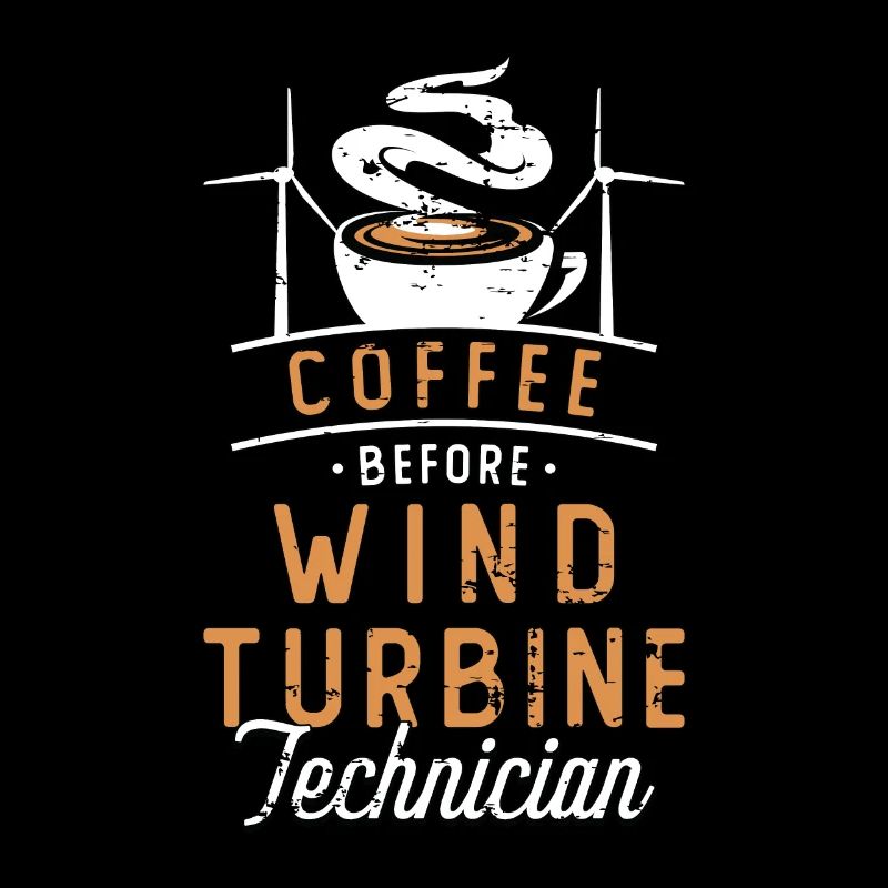 Wind Turbine Tech Coffee Windmill Coffee Lover