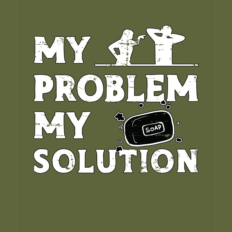 Soapmaker My Problem My Solution Pictogram Dad Mom