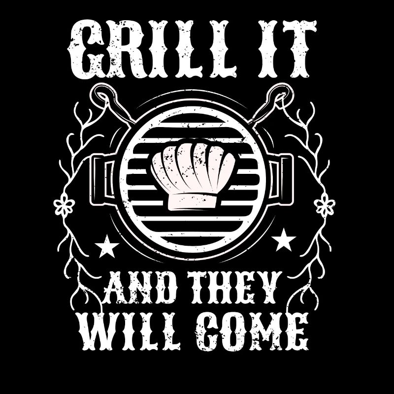 BBQ -Raucher Fleisch Grillen Lustiger