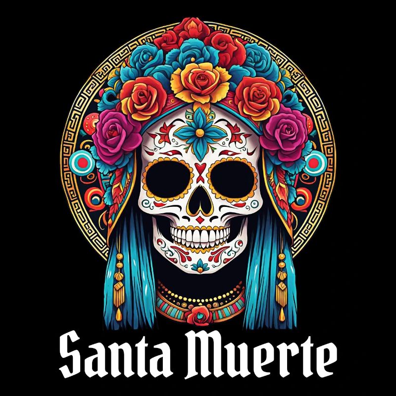 Santisima Muerte Dia De Los Muertos Mexikanisch